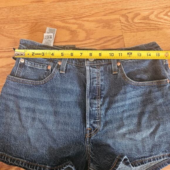 Levi's 501 High Rise Shorts Size 32 - Picture 6 of 7